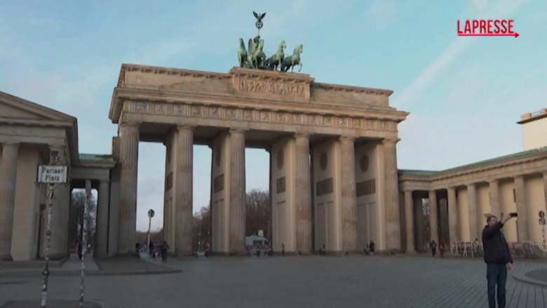 Berlino, grandi misure di sicurezza per i colloqui di pace sull’Ucraina: le immagini