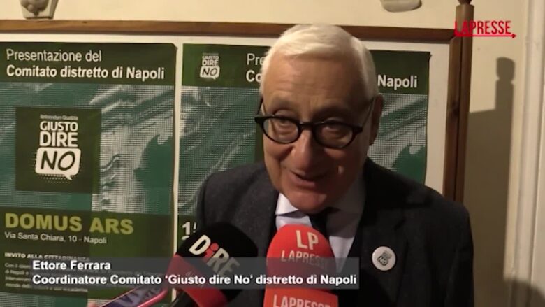 Referendum Giustizia, a Napoli presentato il Comitato 'Giusto dire No'