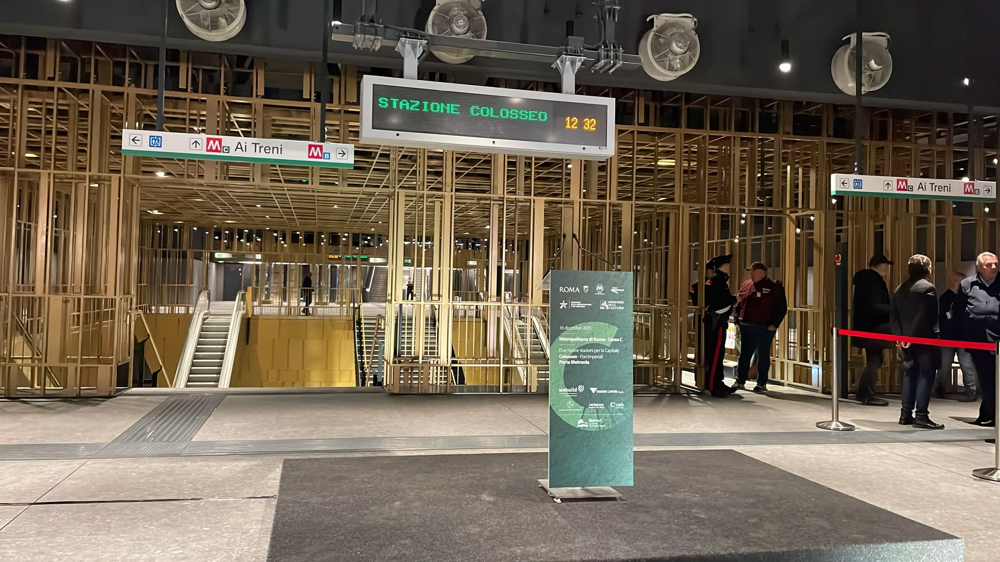 Roma, Metro C: oggi l’apertura delle stazioni Colosseo e Porta Metronia