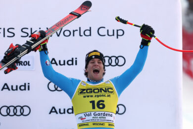 Coppa del mondo di sci 2025, Franzoni 3° nel Super G in Val Gardena