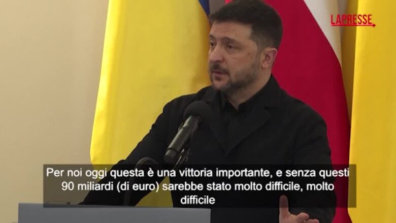 Ucraina, Zelensky: "Sostegno Ue rafforza nostra resilienza"