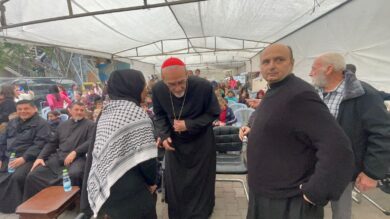Gaza, il cardinale Pizzaballa nella Striscia