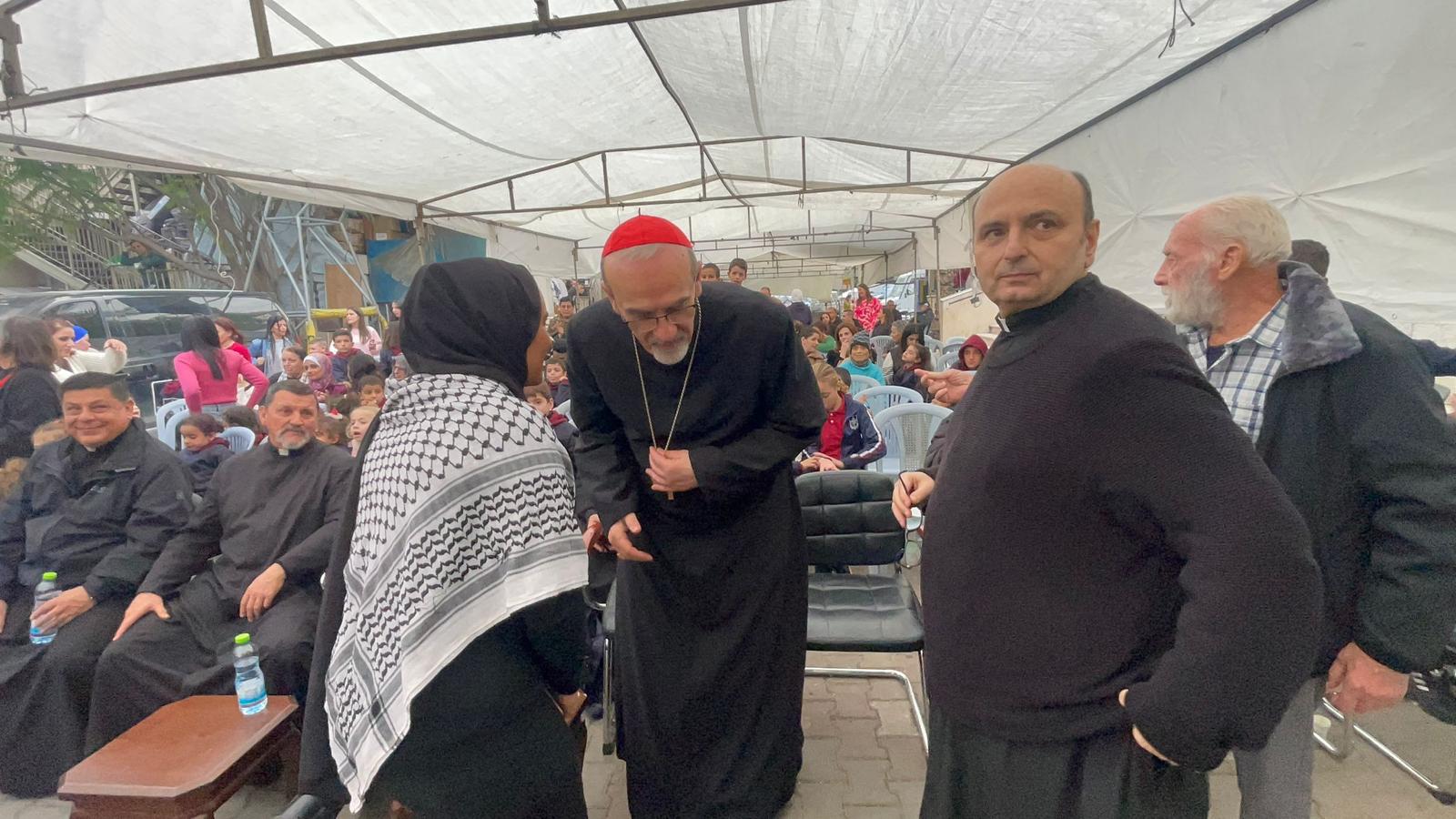 Gaza, il cardinale Pizzaballa nella Striscia