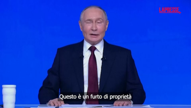 Ucraina, Putin: "Il piano Ue è un furto di proprietà"