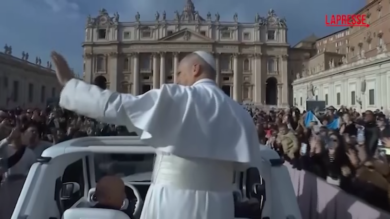 Papa Leone XIV, l'arrivo a San Pietro per l'ultima udienza giubilare