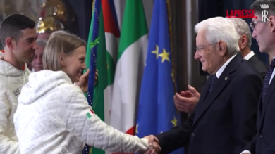 Milano-Cortina 2026, Mattarella consegna il tricolore ai portabandiera azzurri