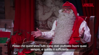 Babbo Natale, il videomessaggio dalla Lapponia: "I bambini sono saggi e non chiedono solo giocattoli"