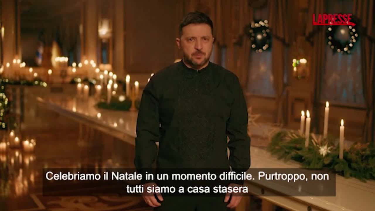 Ucraina, Zelensky: "Natale difficile, ma l
