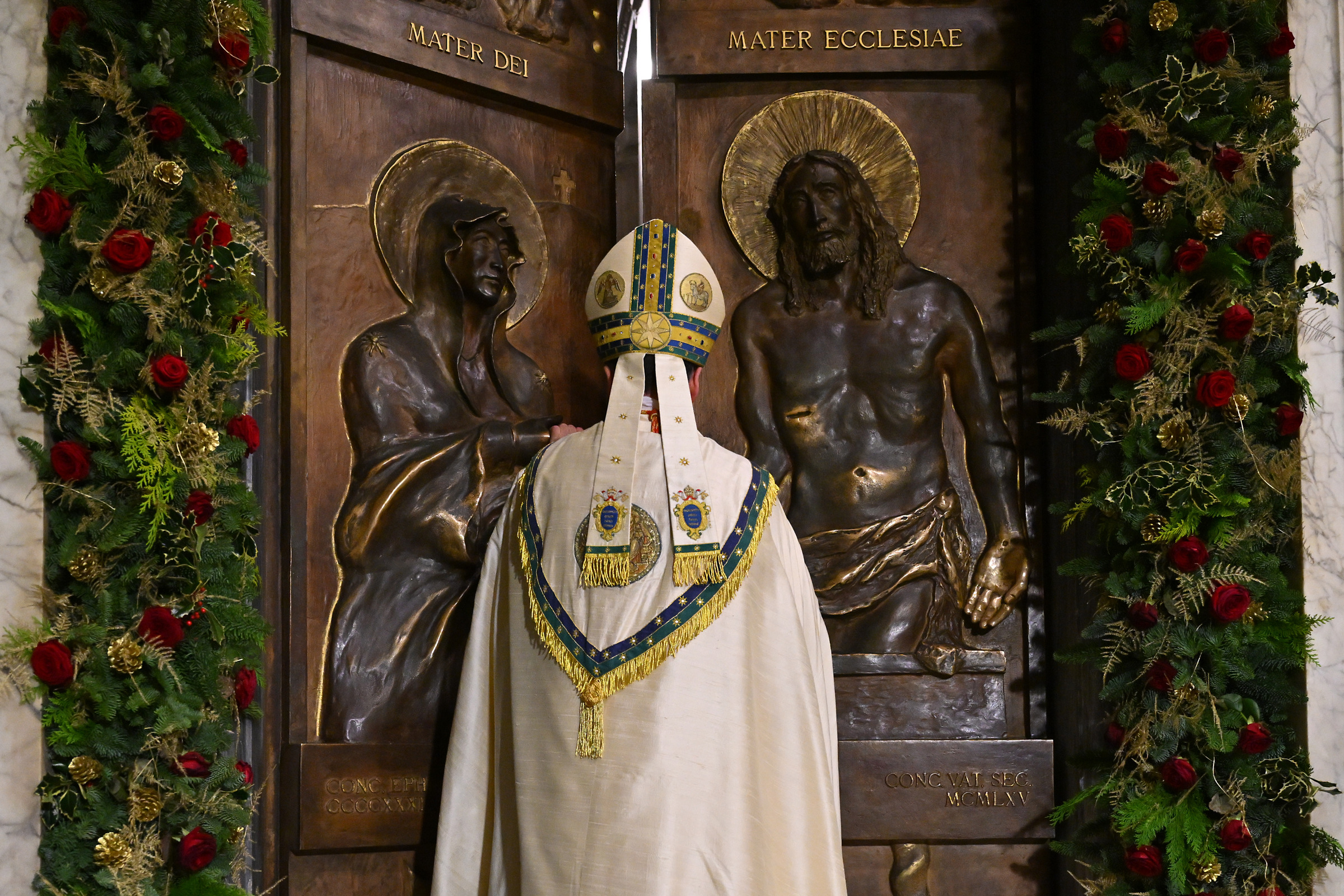Giubileo, chiusa la prima Porta Santa a Santa Maria Maggiore
