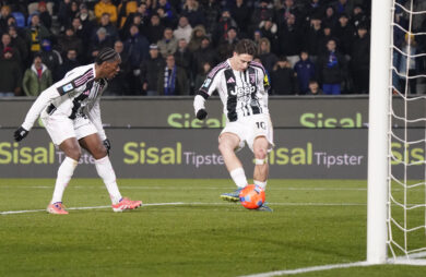 Pisa-Juventus 0-2, terza vittoria di fila per i bianconeri