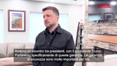 Ucraina, Zelensky prima dell'incontro con Trump: "Discuteremo le garanzie di sicurezza"