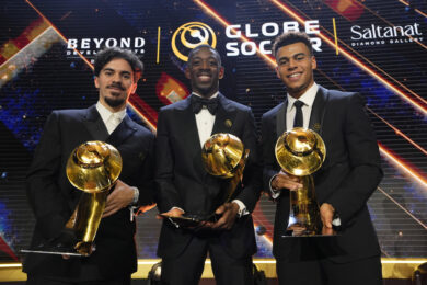Globe Soccer Awards, Dembelè miglior giocatore: è un dominio del Psg