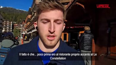 Crans-Montana, testimone: "È stato orribile, molte persone urlavano e cercavano di scappare"