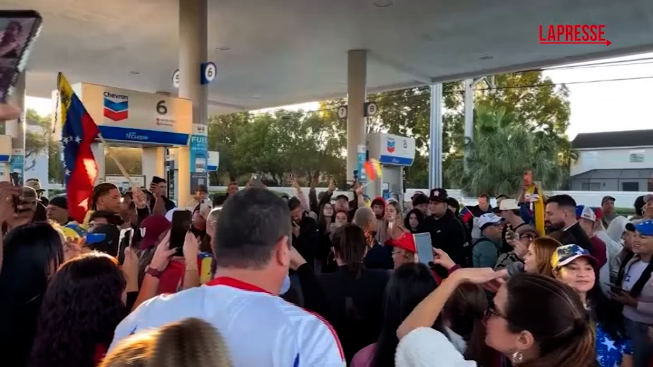 Venezuela, esuli in Florida esultano per la cattura di Maduro Venezuela, esuli in Florida esultano per la cattura di Maduro