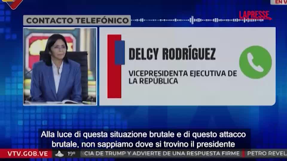 venezuela la vicepresidente alla tv di stato trump ci dia una prova che maduro sia vivo da Lapresse.it venezuela la vicepresidente alla tv di stato trump ci dia una prova che maduro sia vivo