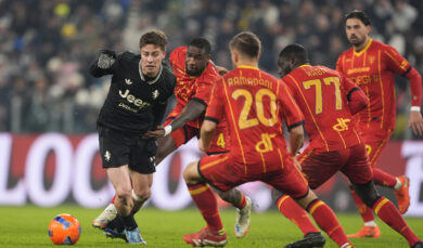 Juventus-Lecce 1-1, i bianconeri frenano