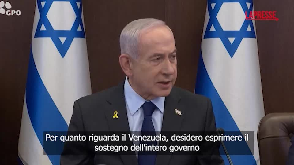 venezuela netanyahu si congratula con trump pieno sostegno ad azione usa per ripristinare libert224 da Lapresse.it venezuela netanyahu si congratula con trump pieno sostegno ad azione usa per ripristinare libert224