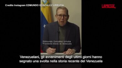 Venezuela, appello di Gonzalez Urrutia: "Siano rilasciati i prigionieri politici"