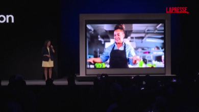 Las Vegas, al salone tecnologico la mega Tv con AI di Samsung che mostra anche ricette di cucina