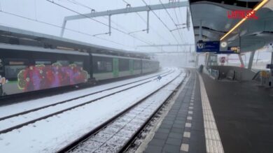 I Paesi Bassi colpiti da un'ondata di freddo: Amsterdam sommersa dalla neve