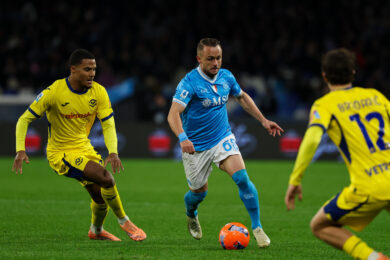 Serie A, Napoli-Verona 2-2