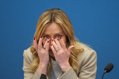 Conferenza stampa di inizio anno della premier Giorgia Meloni