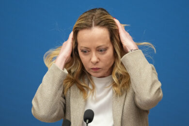 Conferenza stampa di inizio anno della premier Giorgia Meloni