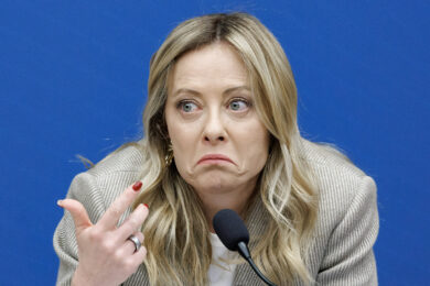 Conferenza stampa di inizio anno della premier Giorgia Meloni