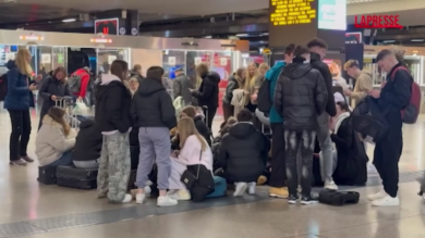 Sciopero treni: disagi alla stazione Termini di Roma