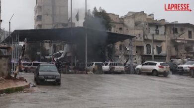 Aleppo, edifici distrutti nello Sheikh Maqsoud mentre i residenti si preparano a tornare