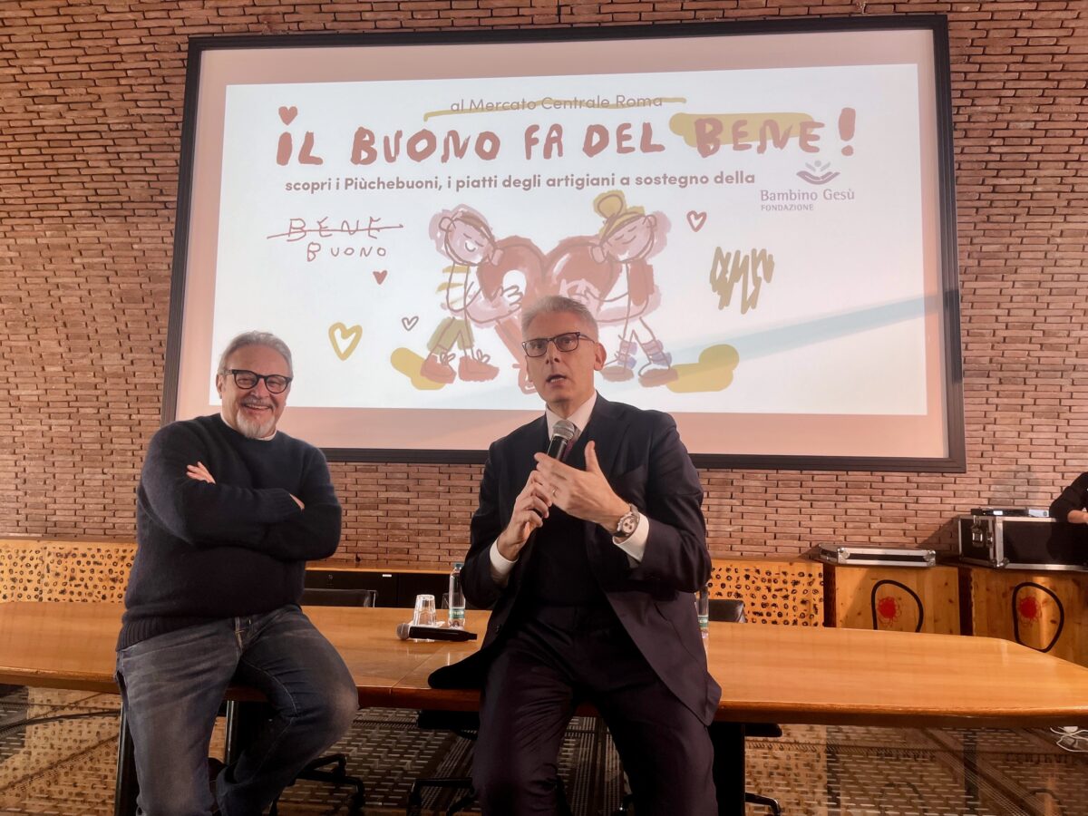 ‘Il buono fa del bene’: al Mercato Centrale di Roma la campagna per il Bambino Gesù ‘Il buono fa del bene’: al Mercato Centrale di Roma la campagna per il Bambino Gesù