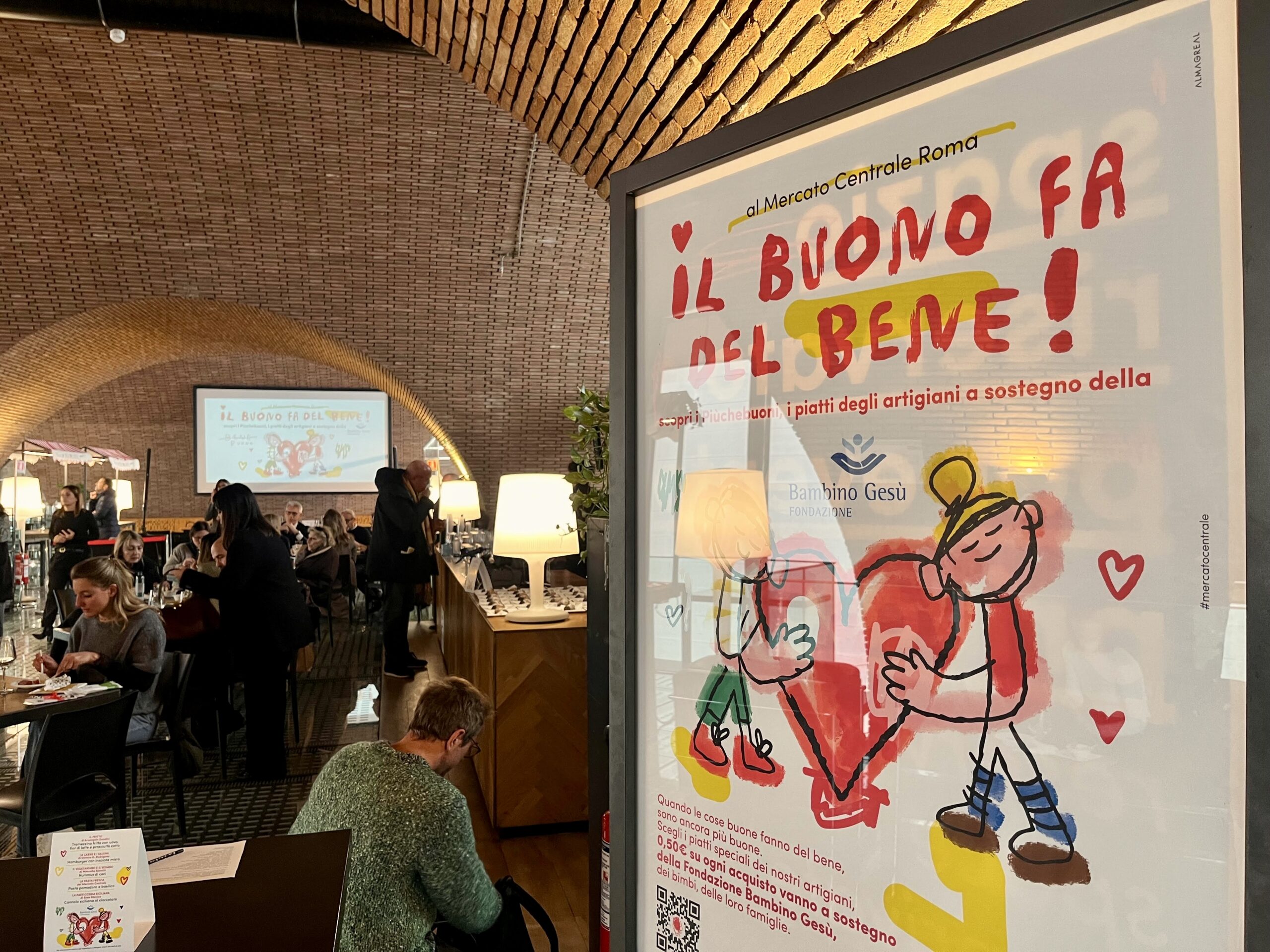 ‘Il buono fa del bene’: al Mercato Centrale di Roma la campagna per il Bambino Gesù ‘Il buono fa del bene’: al Mercato Centrale di Roma la campagna per il Bambino Gesù