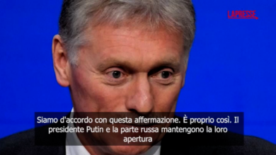 Ucraina, Cremlino: "Siamo d'accordo con Trump, è Zelensky a ostacolare la pace"