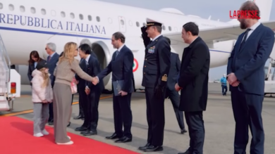 Italia-Giappone, l'arrivo di Giorgia Meloni a Tokyo