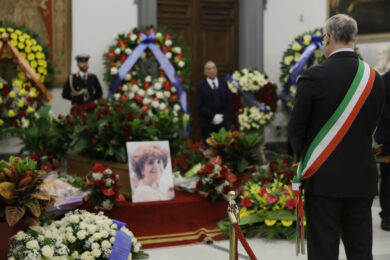 Camera Ardente di Valeria Fedeli in Campidoglio 15 Gennaio 2026 (foto di Cecilia Fabiano/ LaPresse)