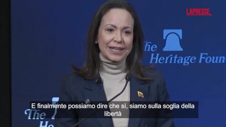 Venezuela, Machado: "Il Paese sarà libero"