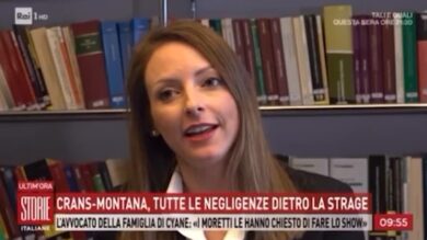 Crans-Montana, l’avvocato della famiglia di Cyane: "Accuse contro di lei scioccanti e ingiuste"