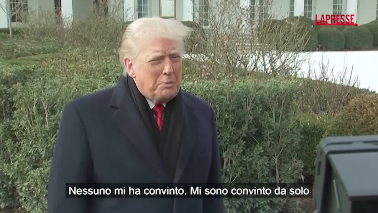Iran, Trump: "Mi sono convinto da solo a non attaccare"