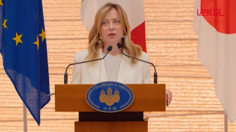 Meloni: "Italia e Giappone rafforzano il partenariato strategico speciale"