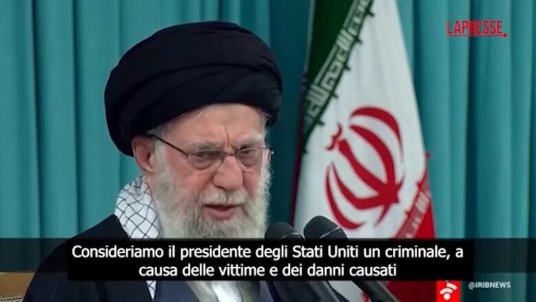 Iran, Khamenei accusa Trump: "E' un criminale, è intervenuto nelle rivolte"