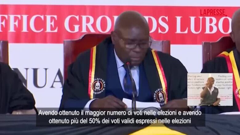 Uganda: Museveni confermato presidente, l'annuncio della commissione elettorale