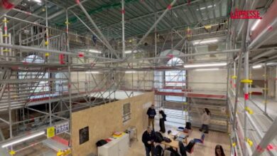 Milano-Cortina 2026, apre al pubblico il cantiere della Sala delle Asse di Leonardo da Vinci