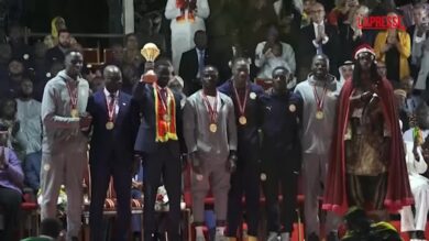 Coppa d'Africa, giocatori Senegal accolti da eroi dal presidente Faye