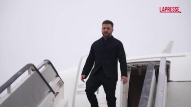 Davos, l'arrivo di Zelensky in Svizzera