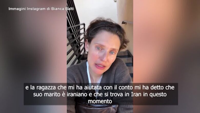 Bianca Balti in lacrime per l'Iran: "Diffondete la voce"