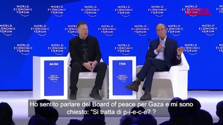 Elon Musk: “Board per Gaza per pace o per pezzo di Groenlandia?”
