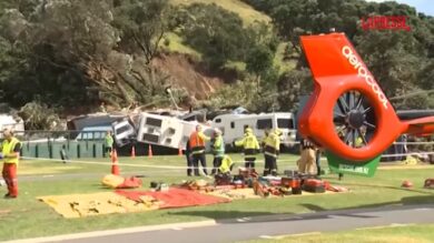 Nuova Zelanda, frana colpisce un campeggio: camper e roulotte sommersi dalle macerie