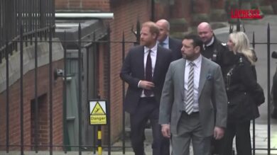 Processo contro tabloid, il principe Harry e Liz Hurley arrivano in tribunale