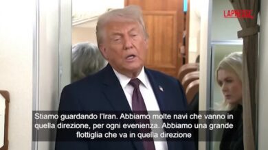 Iran, Trump: "Abbiamo una flotta di navi in viaggio verso quella direzione"