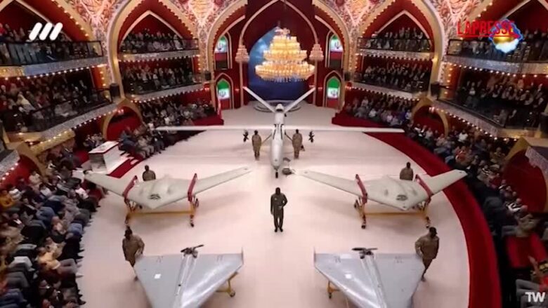 Iran, tv di Stato mostra droni Shahed per minacciare Israele